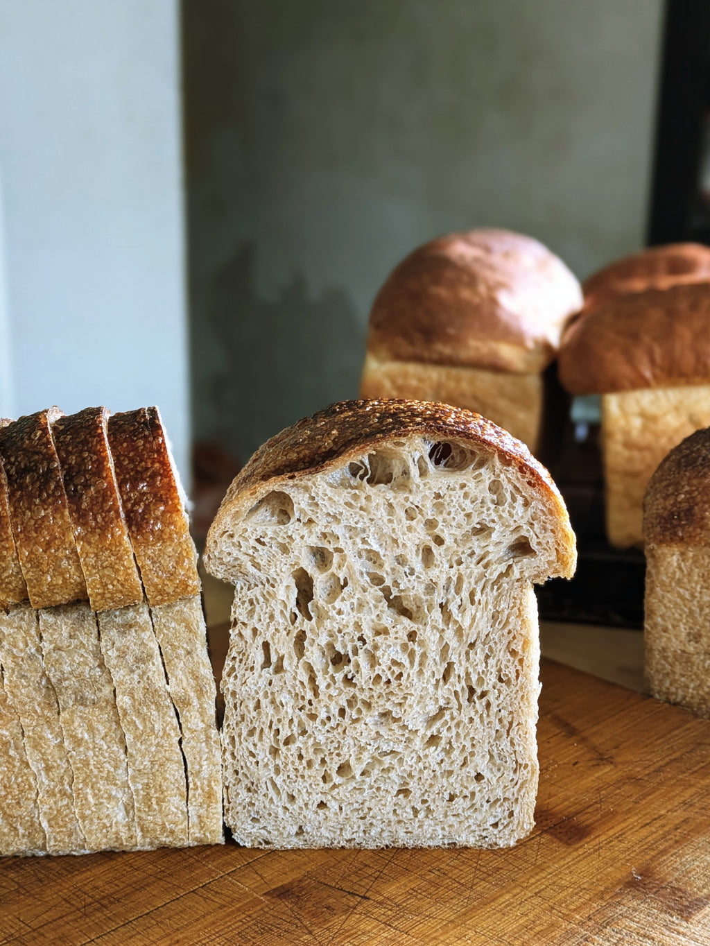 Honey & Olive Oil 100% Wholewheat Sourdough Sandwich Loaf