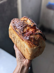 100% Organic Wholewheat Cheese & Olive Sourdough Sandwich Loaf